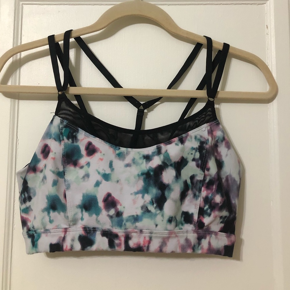 tie dye sports bra